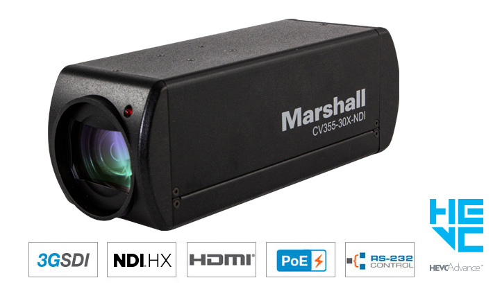 Marshall CV355-30X-NDI - 25x Zoom NDI Camera