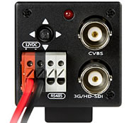 CV502-MB Full-HD 3G/HD-SDI 2.5MP Mini-Broadcast POV Camera rear view