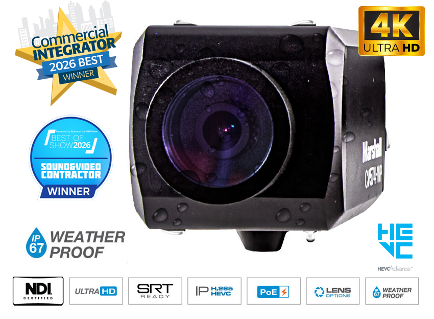CV574-WP All-Weather UHD Camera NDI HX3