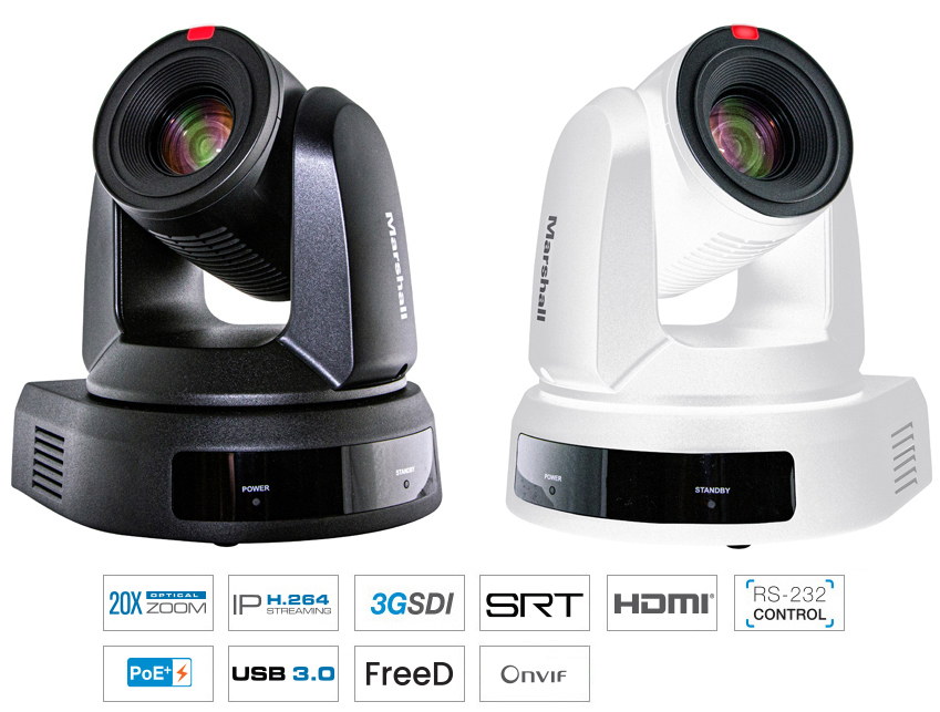 CV620-BI2-WI2 - 20X PTZ Full HD60 IP PTZ Camera