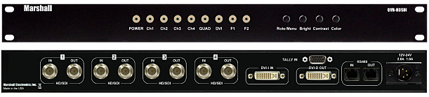 Quad Viewer Processor with HDSDI