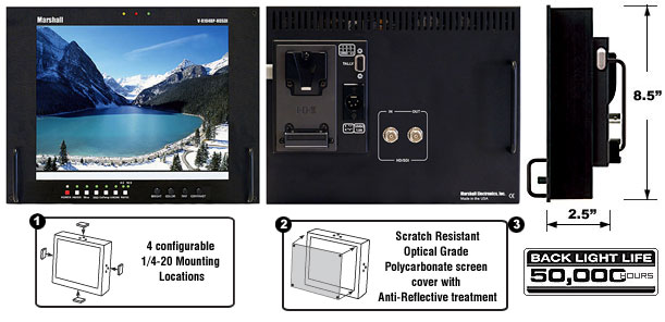 TFT-MegaPixel 10.4-Inch HDSDI/SDI Field Monitor