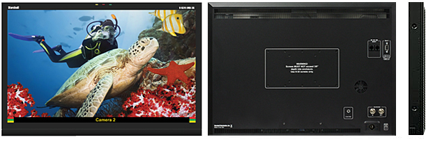 Desktop / VESA Mount Monitor with 3G-SDI Video Input and In-Monitor Display features
