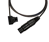 4-pin XLR-F to 
Anton Bauer PowerTap