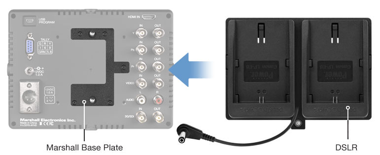 Quick Change Camera-Top Battery System
