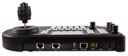 VS-PTC-300 - Protocol support: VISCA, PELCO D/P, ONVIF, and VISCA over IP