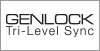 Genlock Tri-level Sync feature