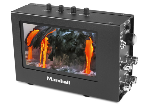 Broadcast Quality 4.3-inch Color LCD Monitor with Dual Composite Video Inputs and Active Loop-Through