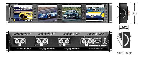 V-R44P LCD Rack