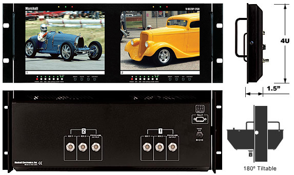 TFT-MegaPixel SDI Dual Screen 8.4-Inch Basic Monitor Set