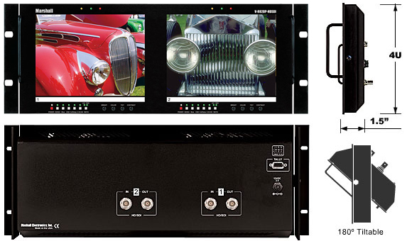TFT-MegaPixel HDSDI Dual Screen 8.4-Inch Basic Monitor Set