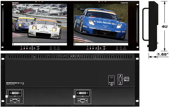 2.4 MegaPixel Dual Screen 8.4-Inch DVI Monitor Set
