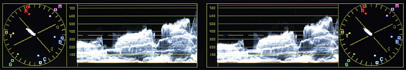 Dual Waveform and Vectorscope