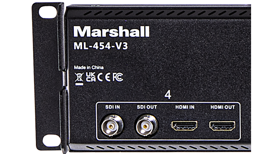 Rugged, all metal construction makes the ML-454-V3 at home in any rack mount or standalone application