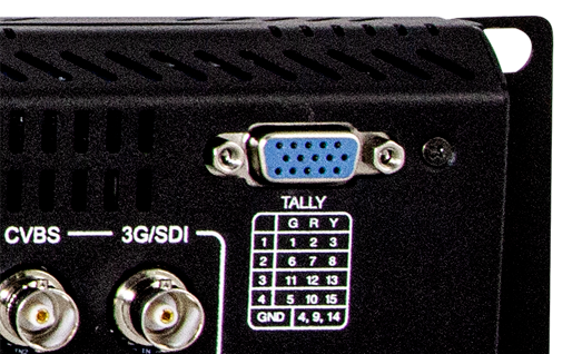 On-Screen 3 Color Tallies - Easily visible border tallies provide instantaneous process control feedback to the operator