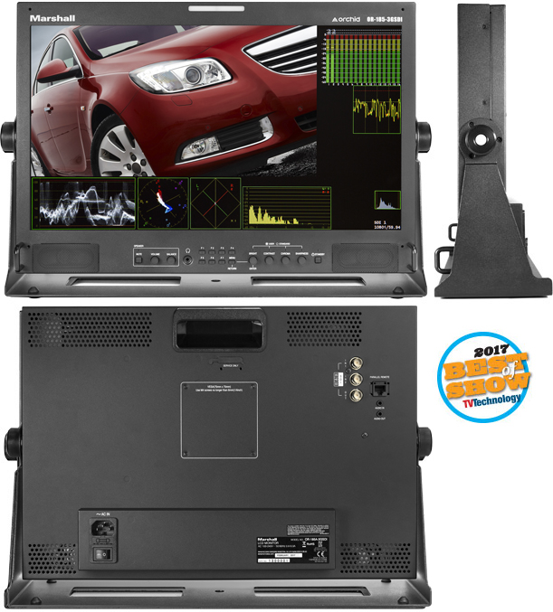 Fully Featured 18.5-inch Master Confidence Broadcast Monitor, model OR-185