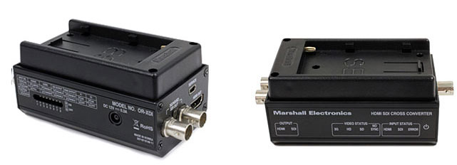 Portable Battery-Powered 3G-SDI to HDMI Cross Converter