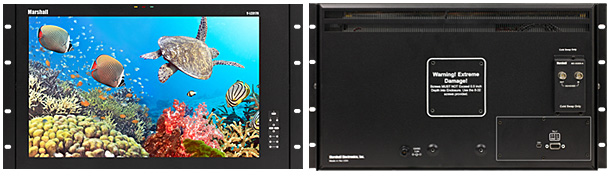 Budget 17 inch Desktop/Rack Mount Monitor with Modular Inputs/Outputs