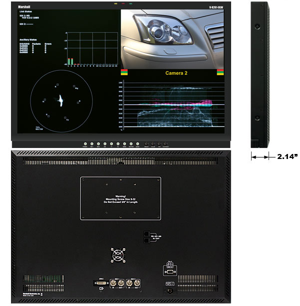 24 inch Full Resolution Desktop and Rack Mount Dual Link 
